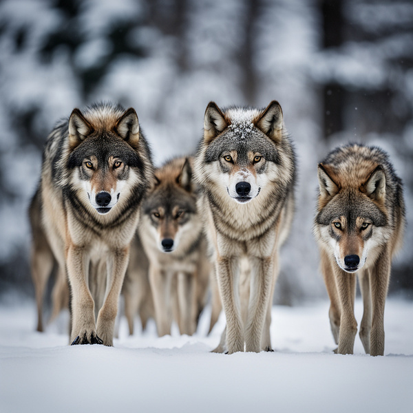 Wolf Pack Print