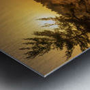 The Lone Canoeist Metal print