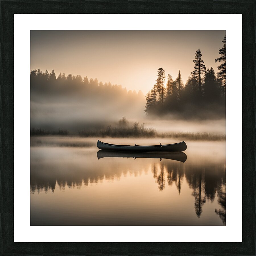 Tranquil Mist Picture Frame print