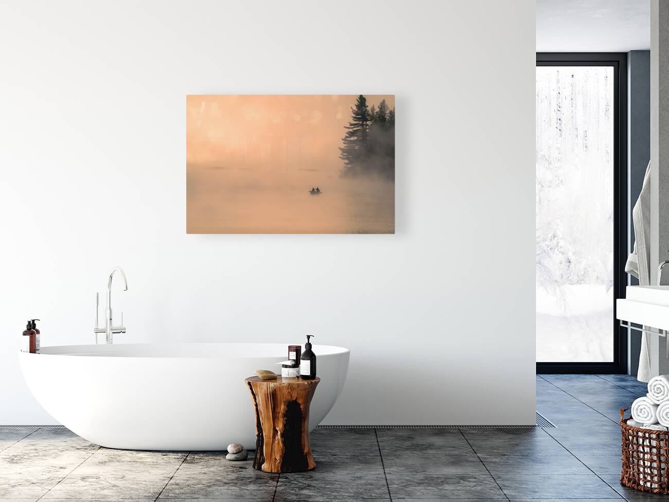 Misty Morning Reproduction